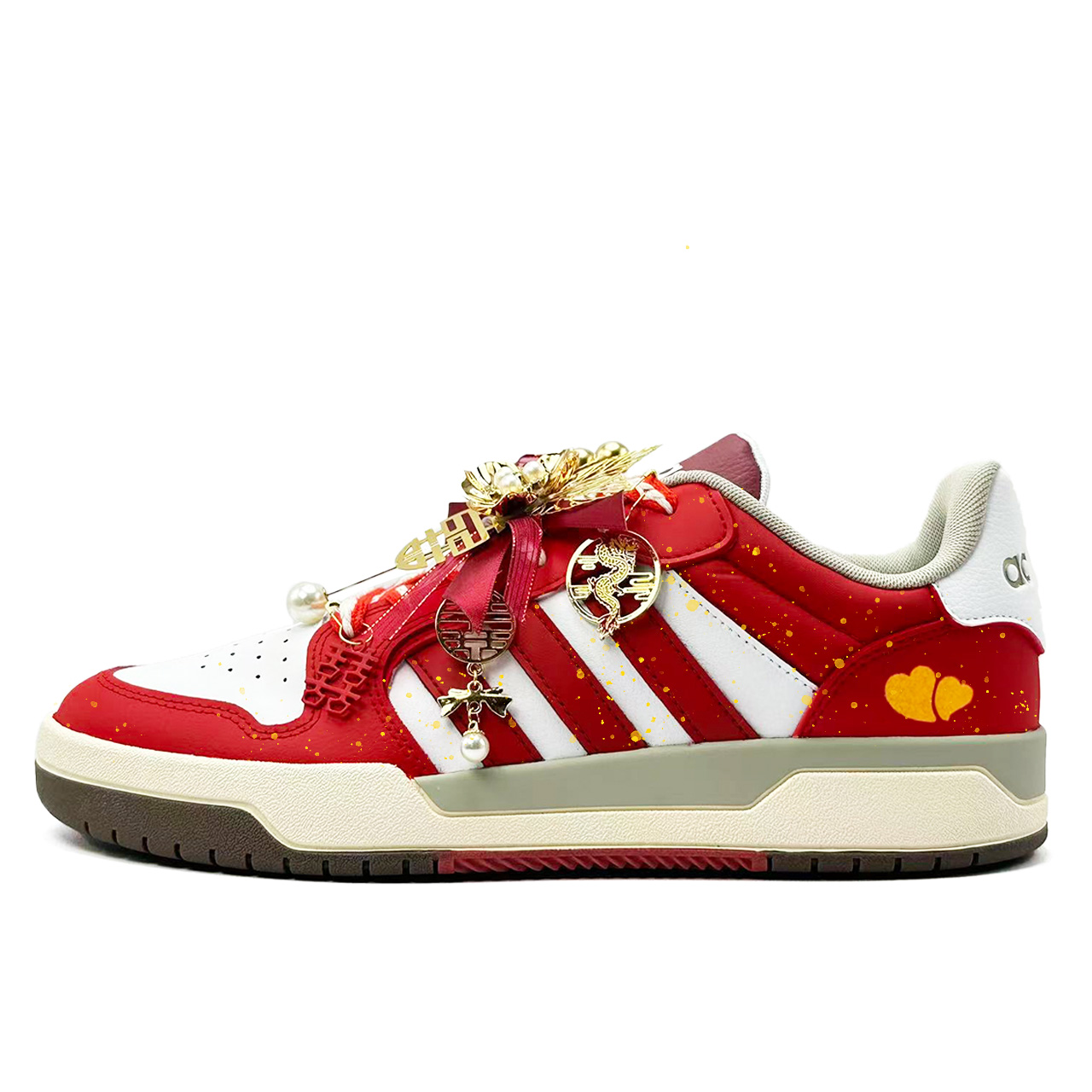 

Кроссовки для скейтбординга Entrap Harmony And Love с противоскользящим и износостойким покрытием, низкие, унисекс Adidas Neo, красный