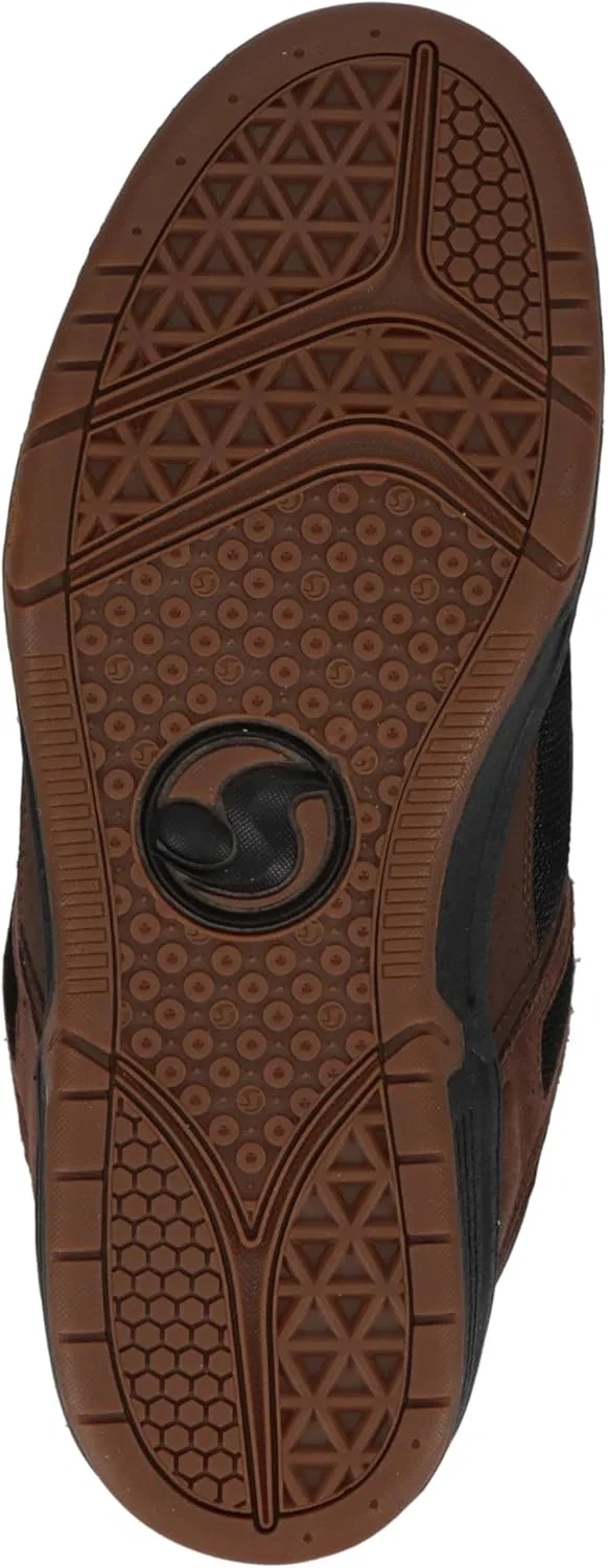 Мужские скейтбордные кроссовки DVS Comanche, Brown Black Gold — фото 4