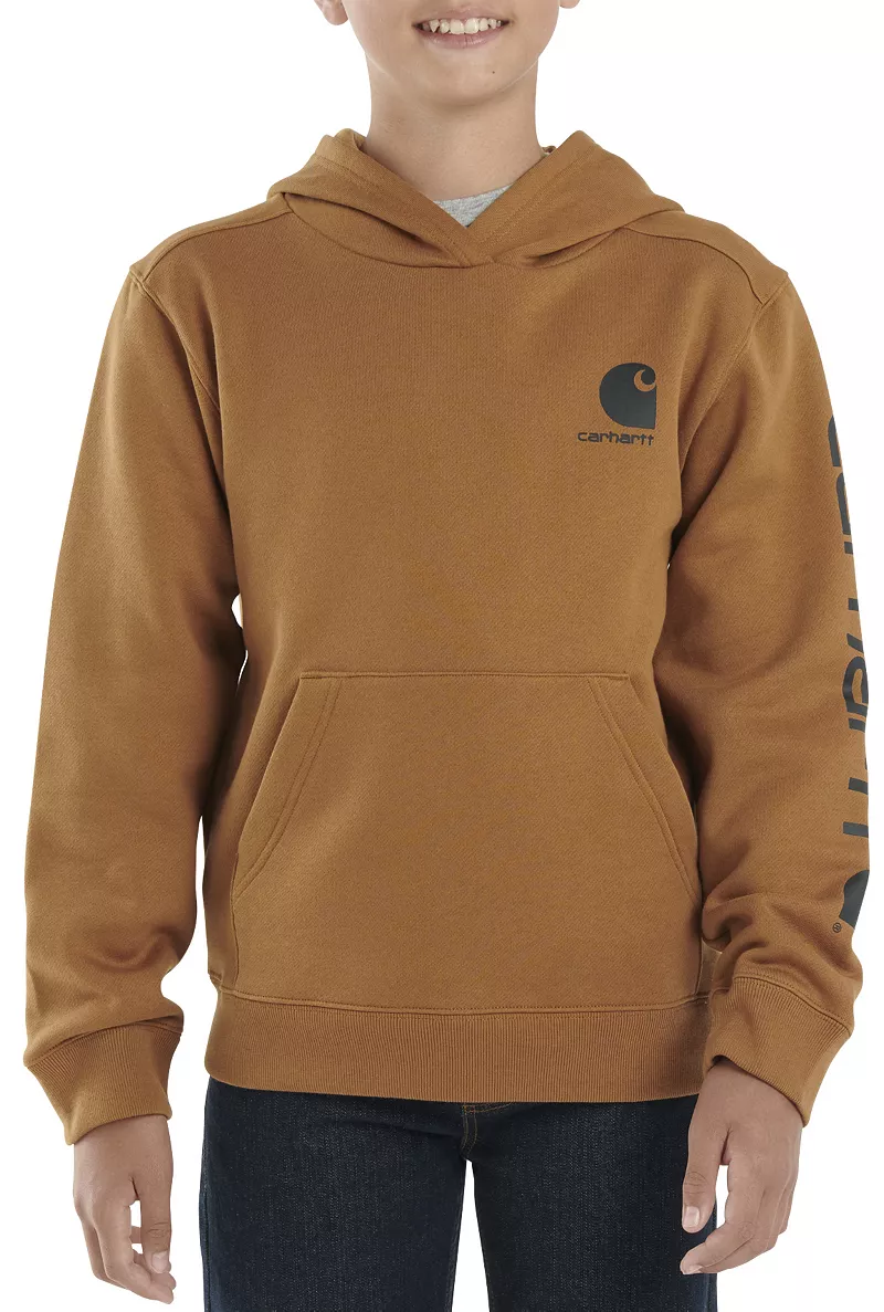 

Толстовка с рисунком Carhartt для мальчиков, цвет Carhartt Brown