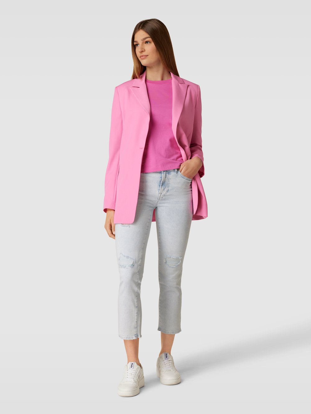 

Джинсы Slim fit с этикетками 7 For All Mankind, светло-голубой