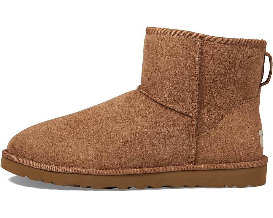 Ботинки мужские UGG Classic Mini с замшевыми защитой пятки, коричневый — фото 4