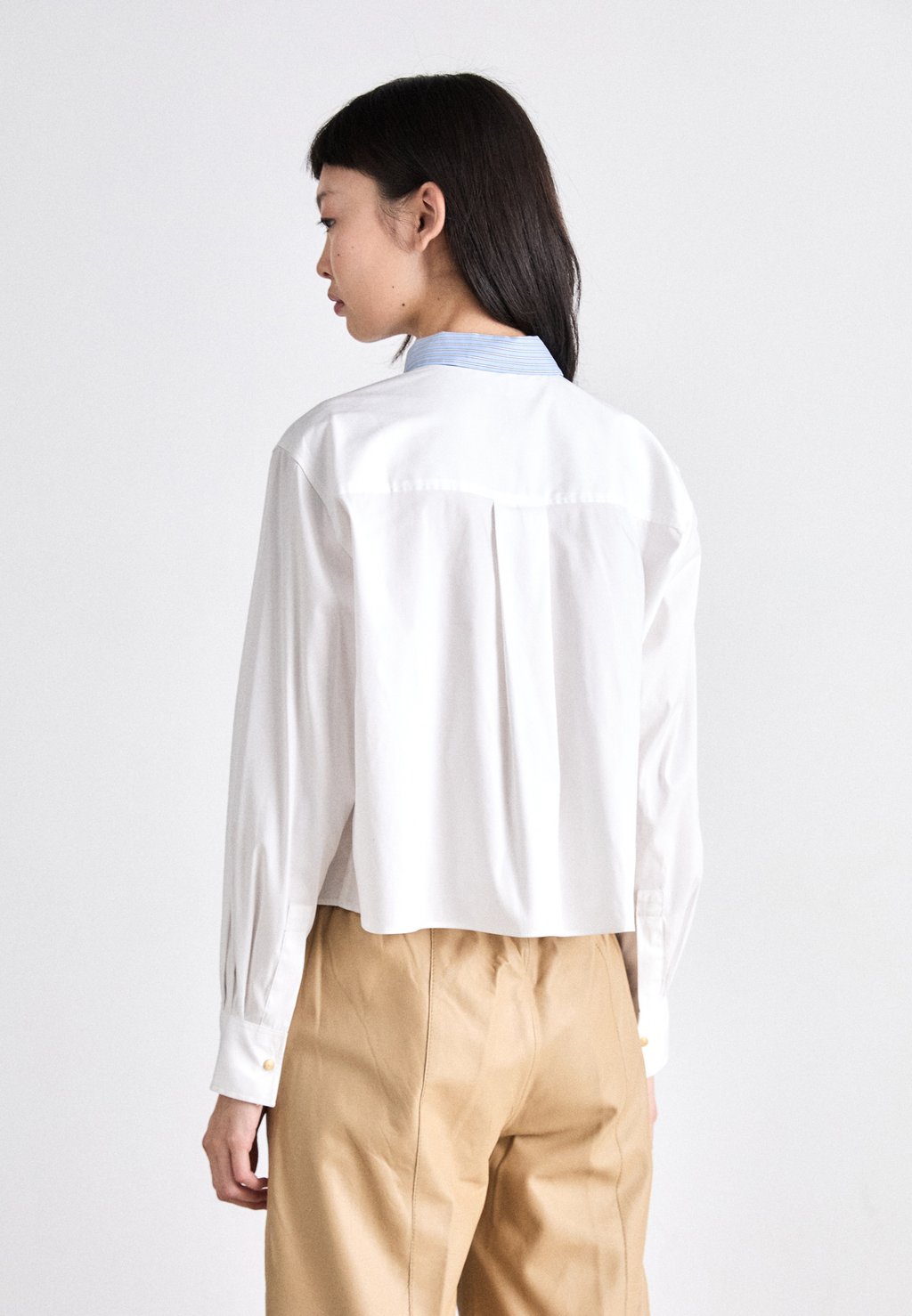 

Блузка на пуговицах IVY STRIPE COLLAR BOXY Tommy Hilfiger, белый
