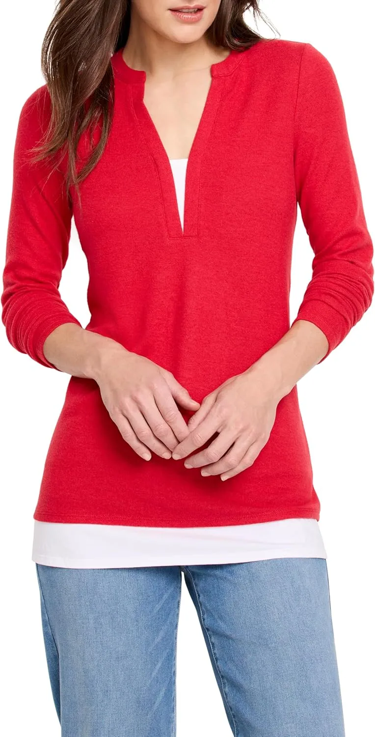 

NIC+Zoe женский уютный многослойный топ