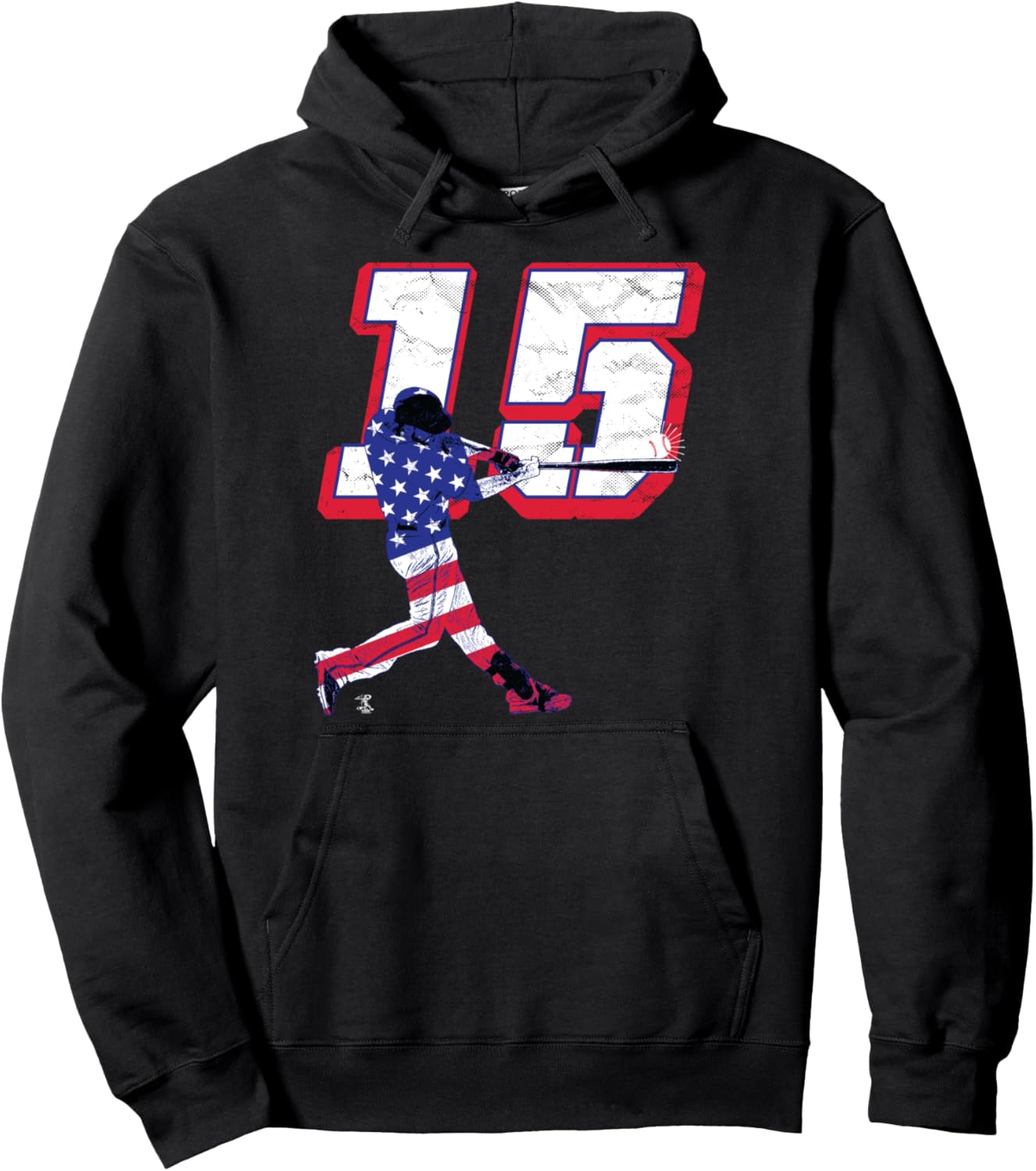 

Худи Wit Merifield Flag Silhouette Game Day, черная Ballpark Mvp