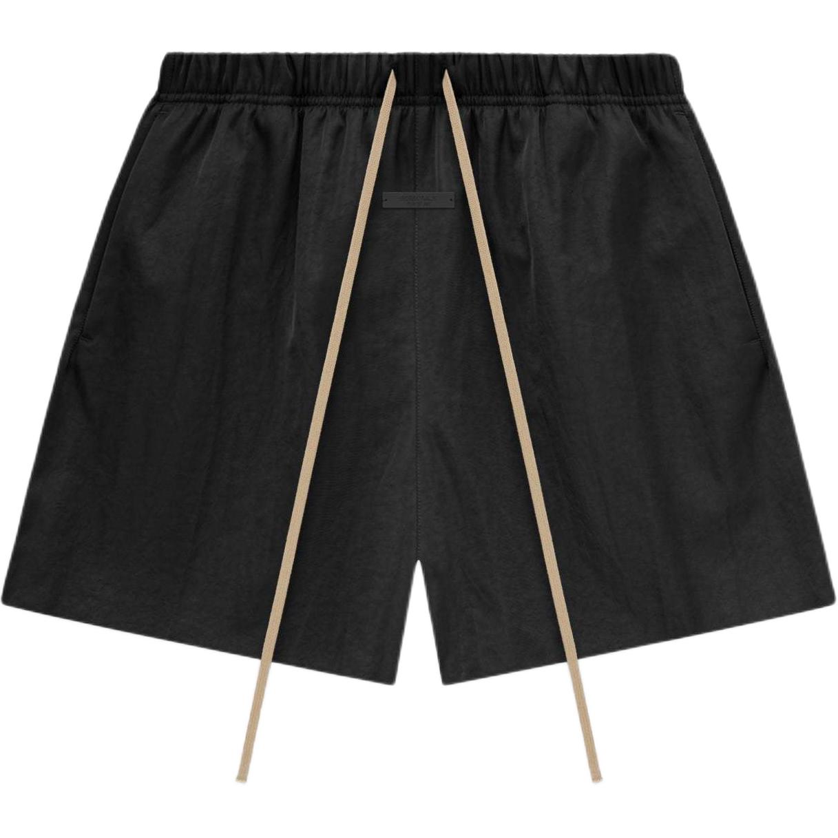 Текстурированные нейлоновые футбольные шорты Fear Of God Essentials, черный — фото 3