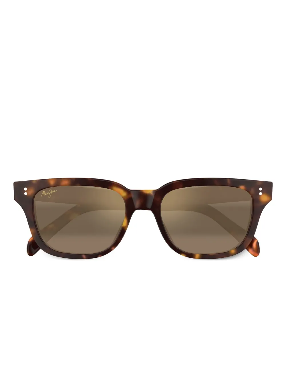 

Солнцезащитные очки Likeke в квадратной оправе Maui Jim, коричневый