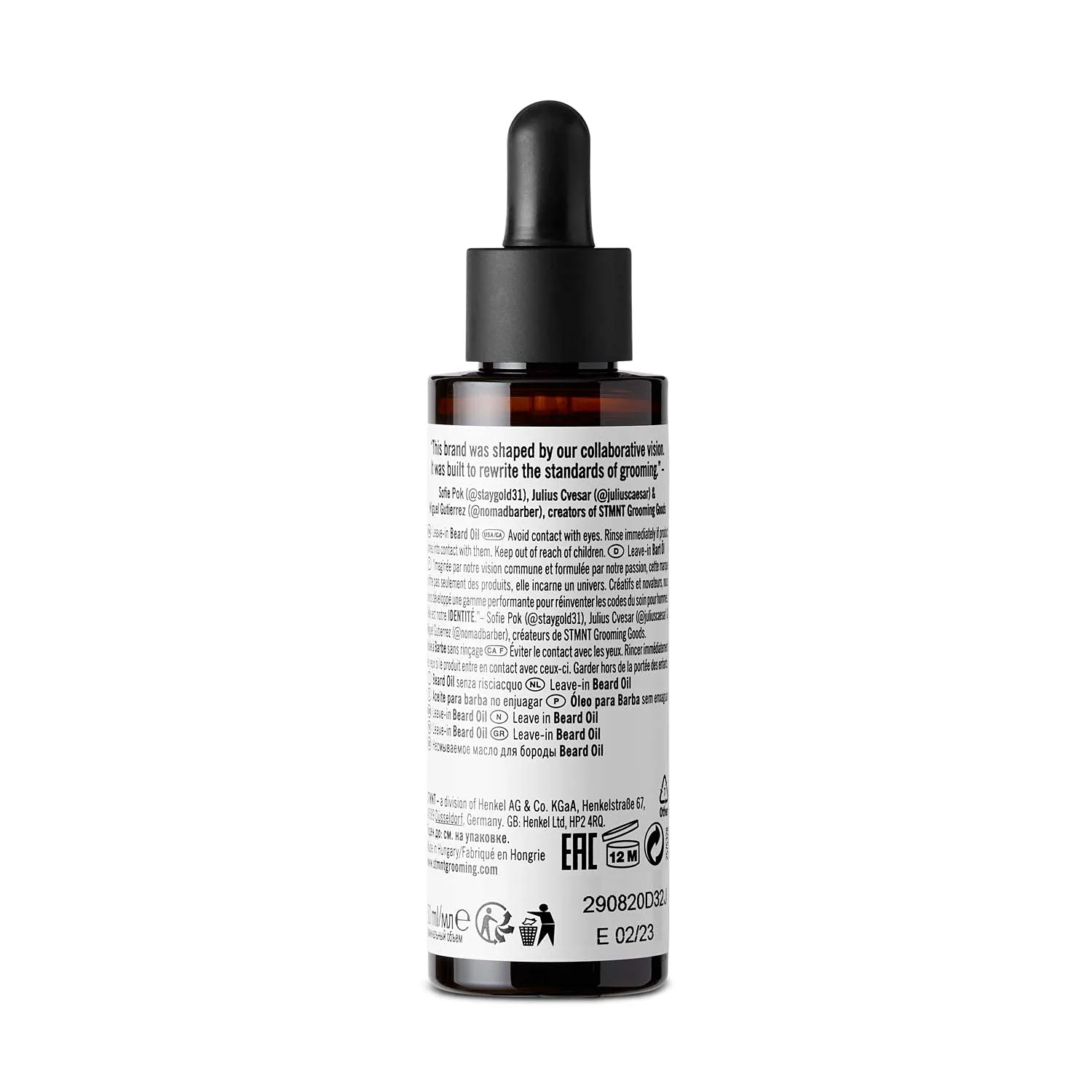 Масло для бороды STMNT Grooming Goods, 47 г | Без силикона | Увлажняющая формула с натуральными маслами — фото 4