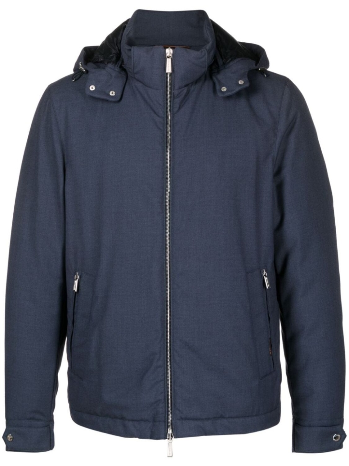 

Moorer Albini-PUM padded hooded jacket, синий