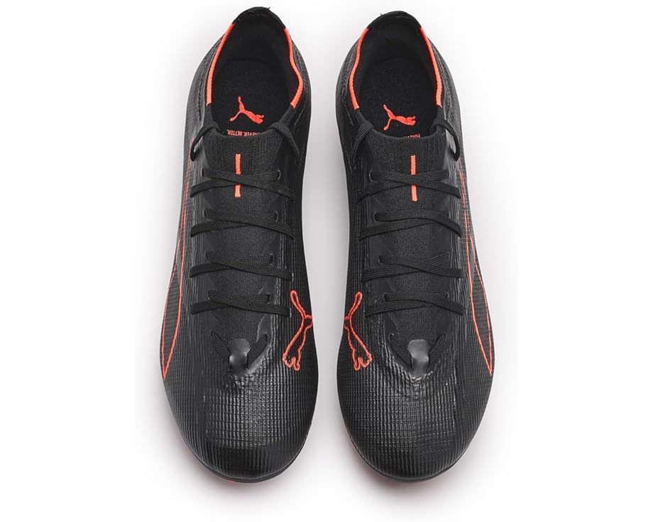 Мужские бутсы PUMA Ultra 6 Match Firm, Artificial Ground, Black/Red — фото 2