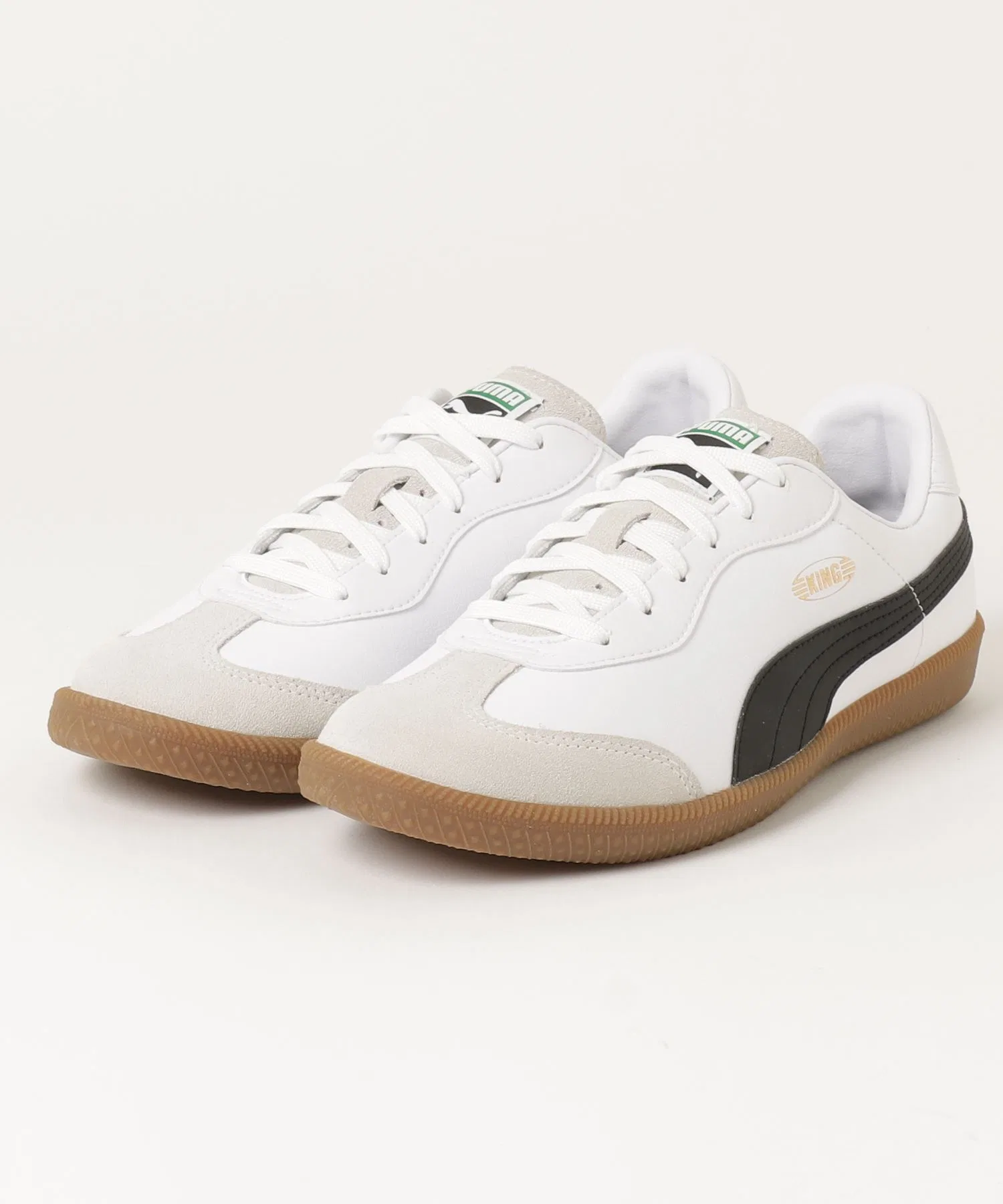 Унисекс кроссовки PUMA KING 21 IT бело-чёрные