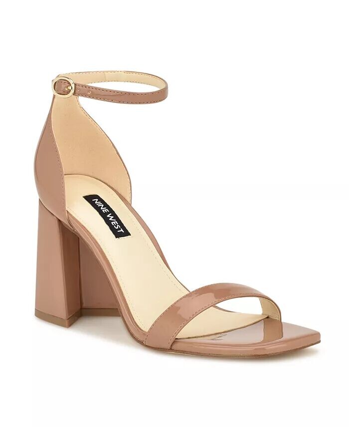 

Женские модельные сандалии Ilea на блочном каблуке с квадратным носком Nine West, белый