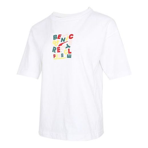 

Футболка (WMNS) PUMA Downtown Graphic Tee White 531438-52