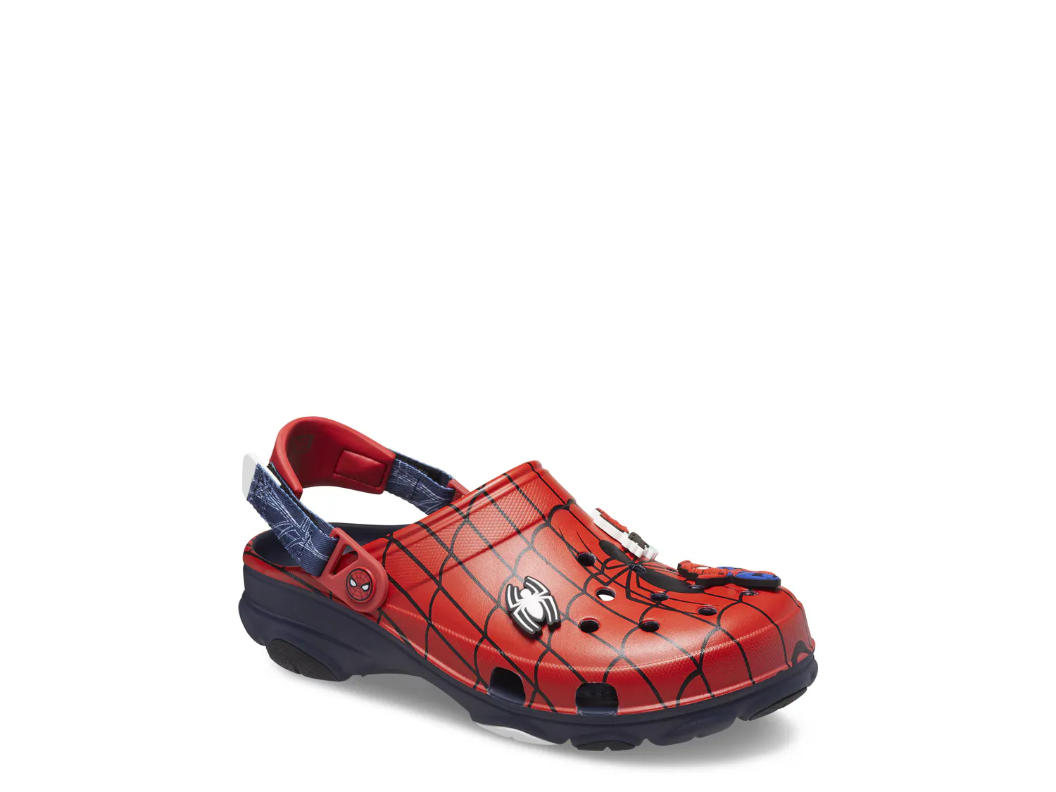 

Сандалии Spiderman Classic Clog Crocs, темно-синий/мультиколор