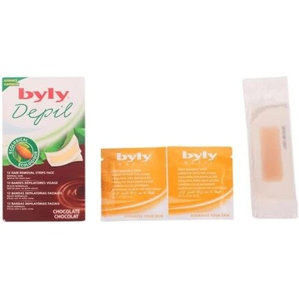 

Byly Полоски для лица Depil, шоколад, 12 шт.