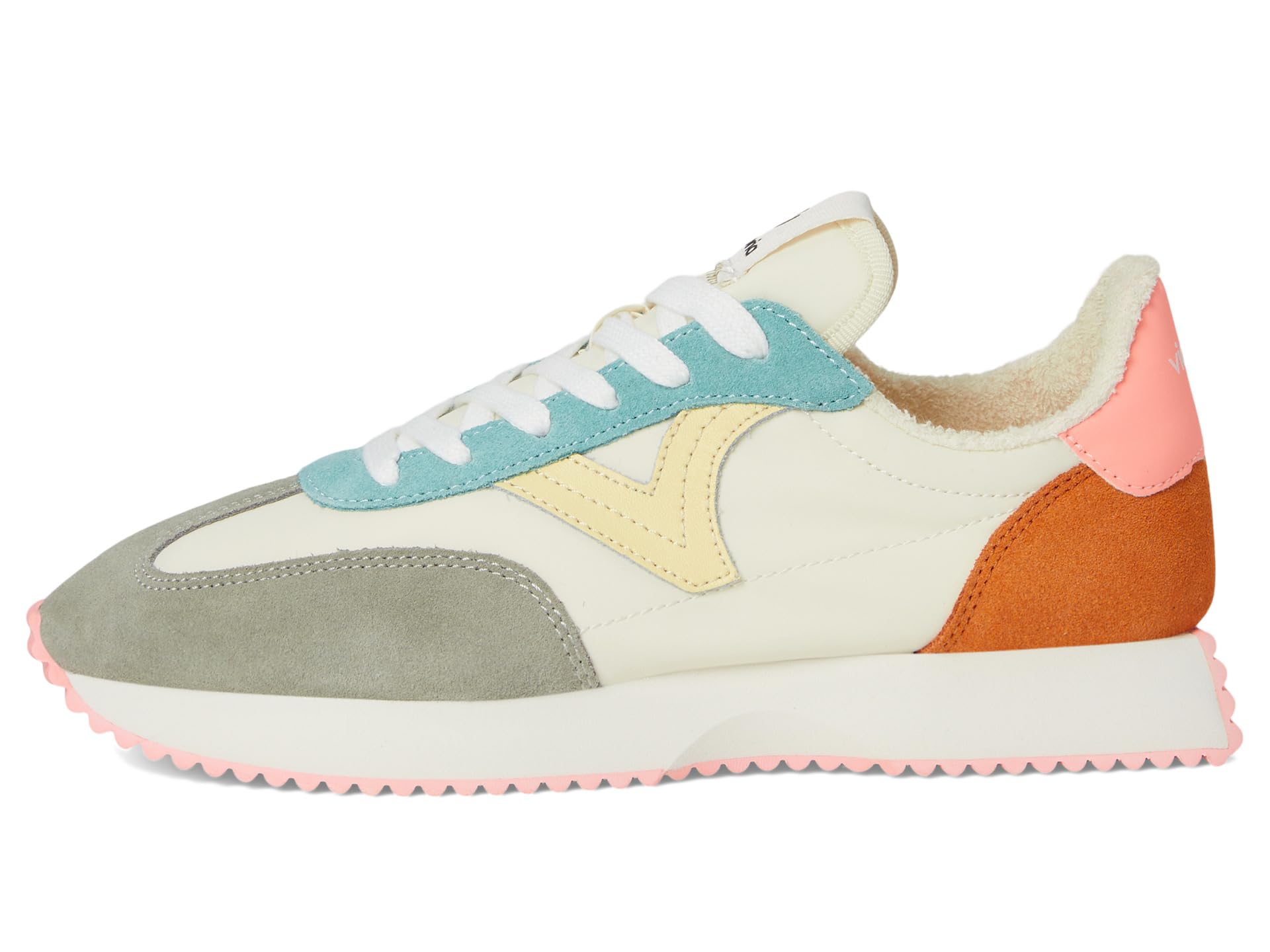 Кроссовки Unisex victoria Cosmos Suede Multicolor & Nylon, цвет Coral — фото 4