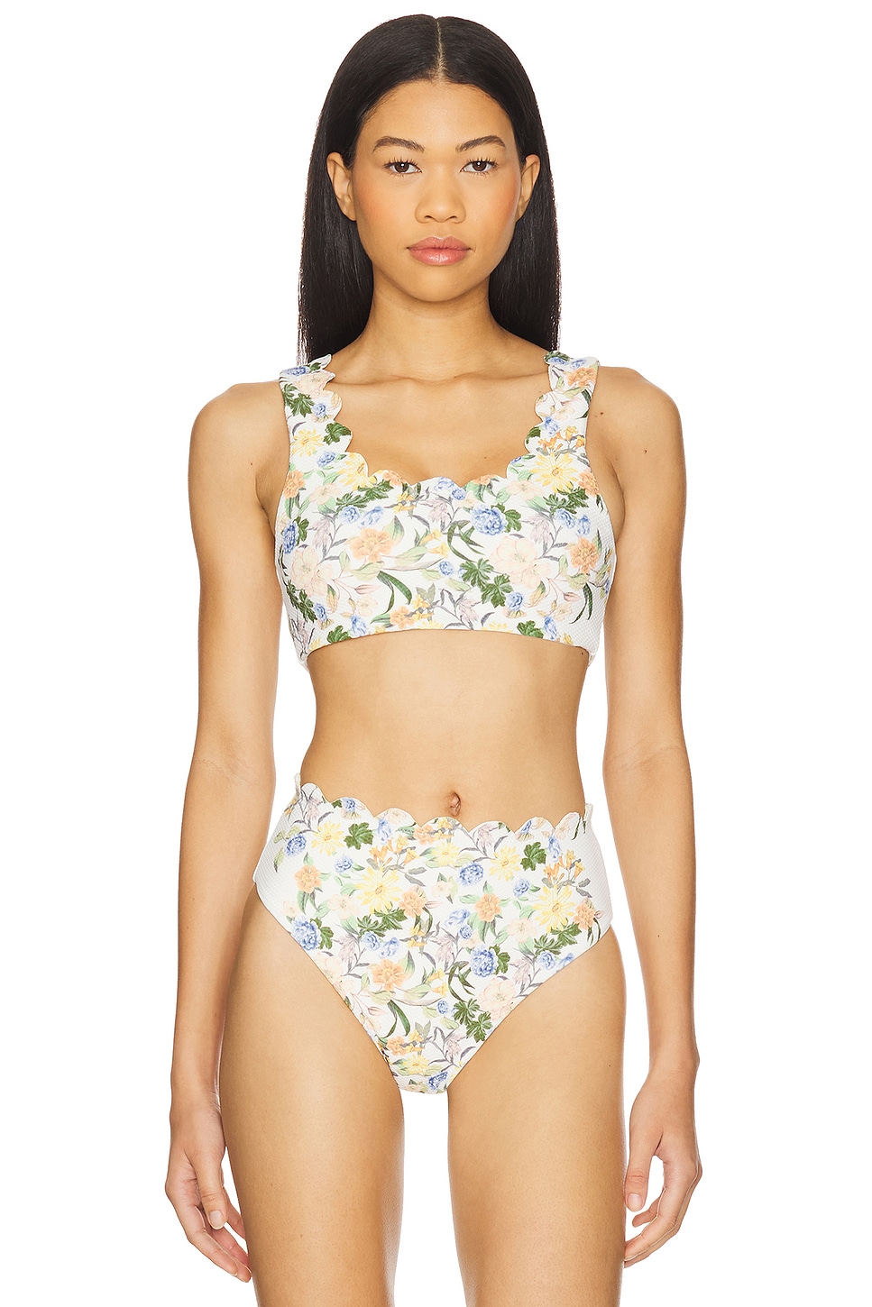 

Бикини верх Madison Beach Riot, buttercream bloom