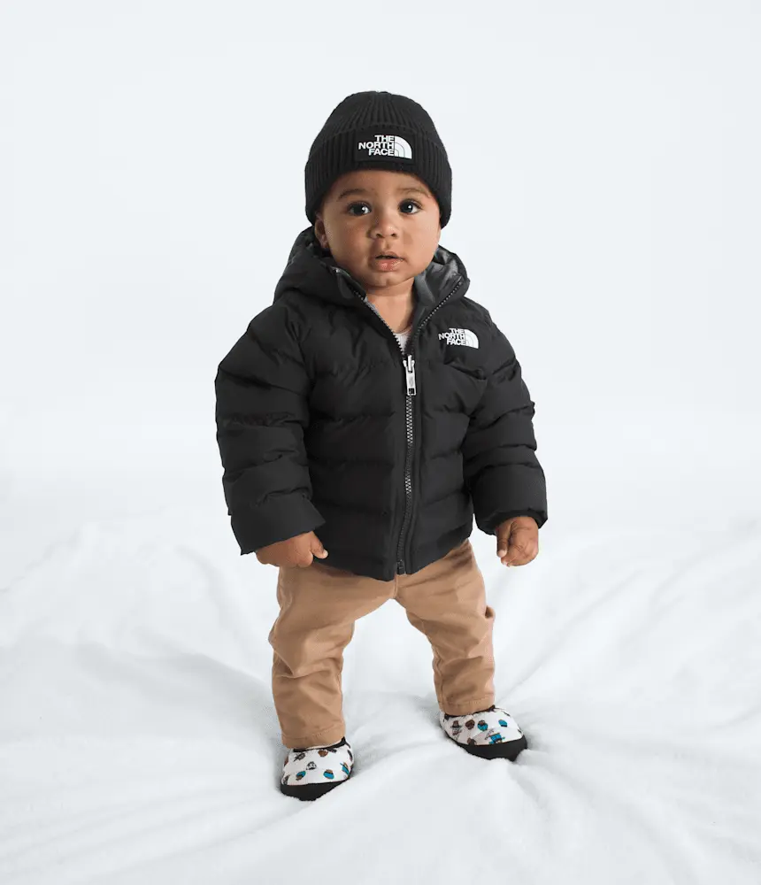 

Двусторонняя куртка Perrito с капюшоном для малышей The North Face, TNF Black/Smoked Pearl