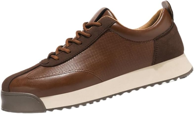 

Мужские ретро-оксфорды большого размера, универсальные, повседневные и деловые, с противоскользящей подошвой из резины и верхом из ПУ. Подходят для поездок на работу, активного отдыха на улице и использования в офисе Clolinde, коричневый