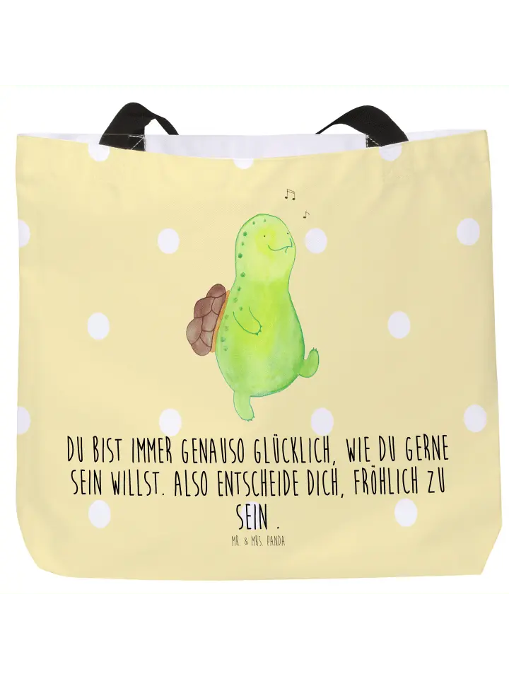 

Шоппер Mr. & Mrs. Panda, желтый пастельный