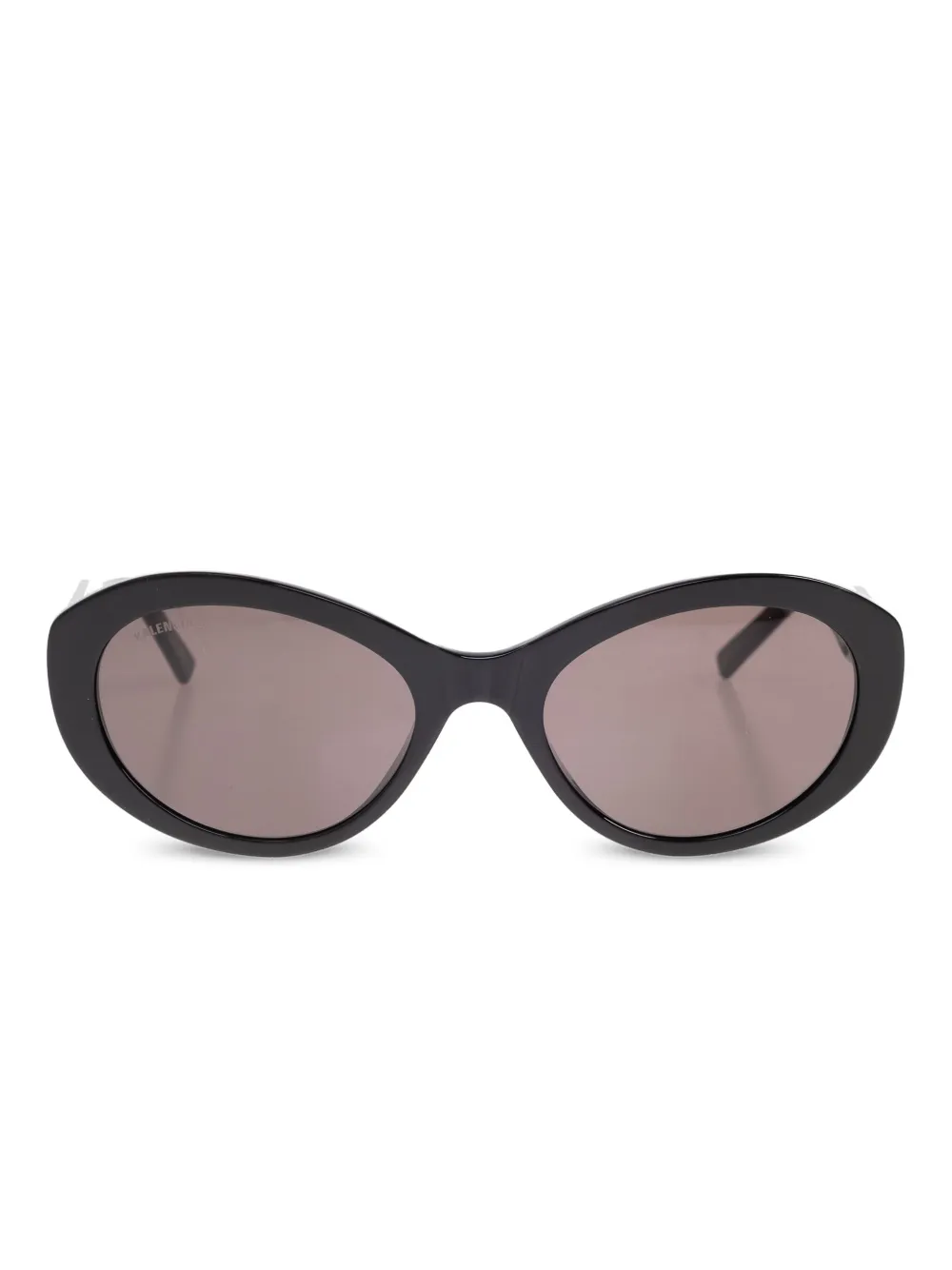 

Солнцезащитные очки в овальной оправе Balenciaga Eyewear, черный