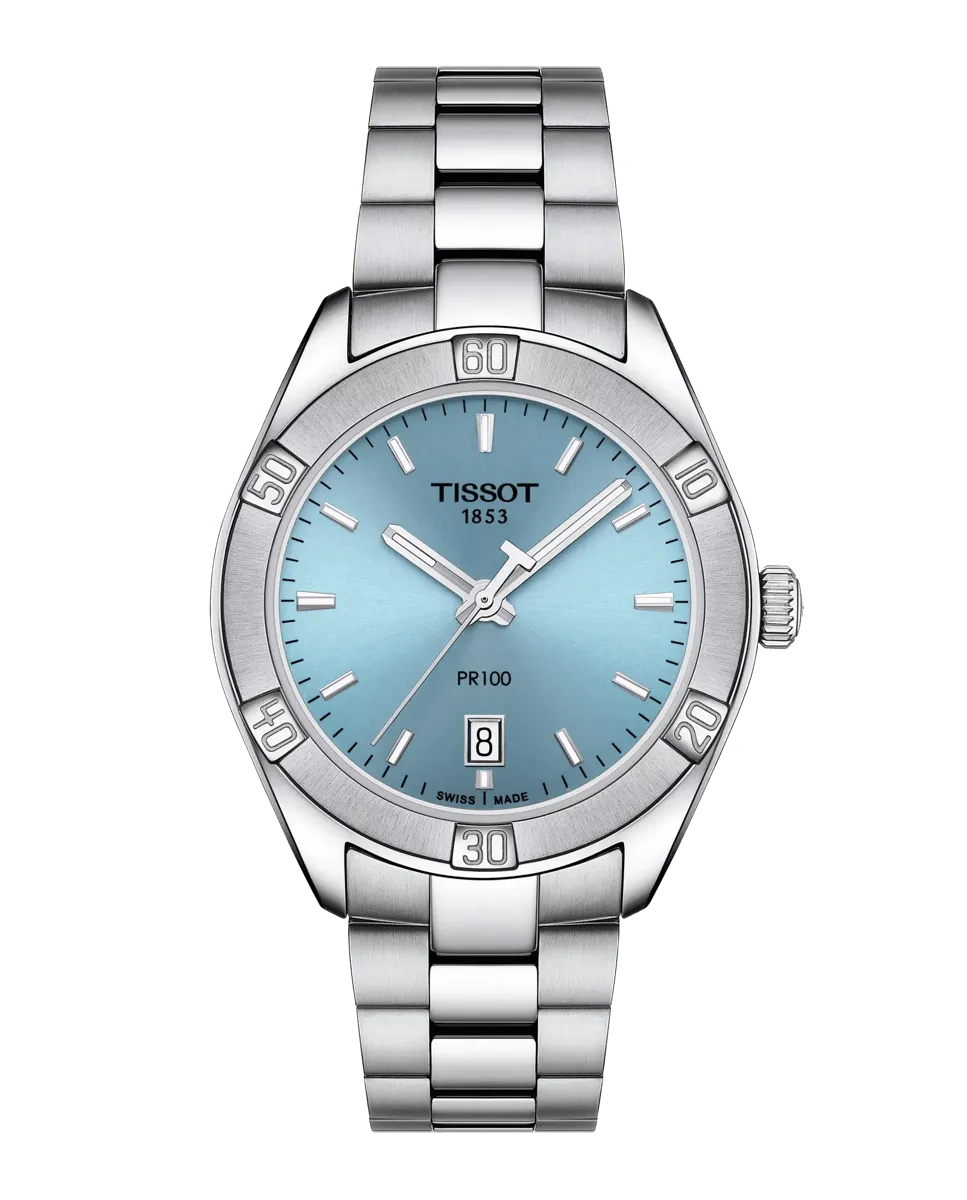 

Женские часы коллекции PR100 в стали Tissot, серебряный