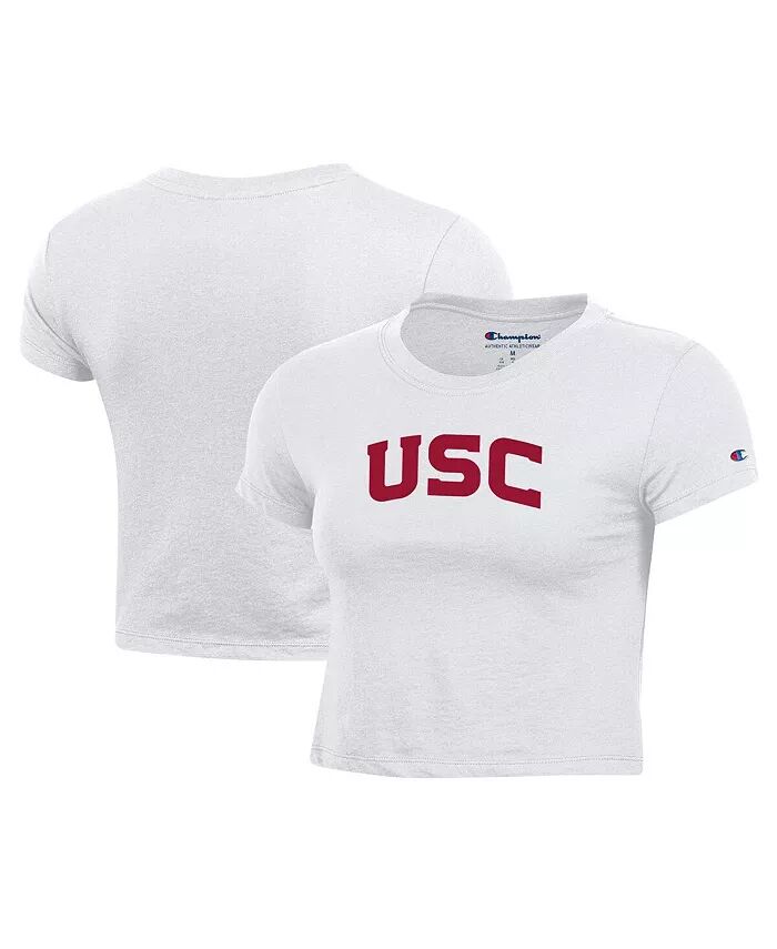 

Женская белая футболка USC Trojans Core Baby Champion