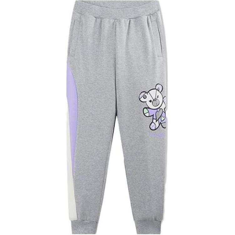 

Детские вязаные спортивные штаны ANTA, серый