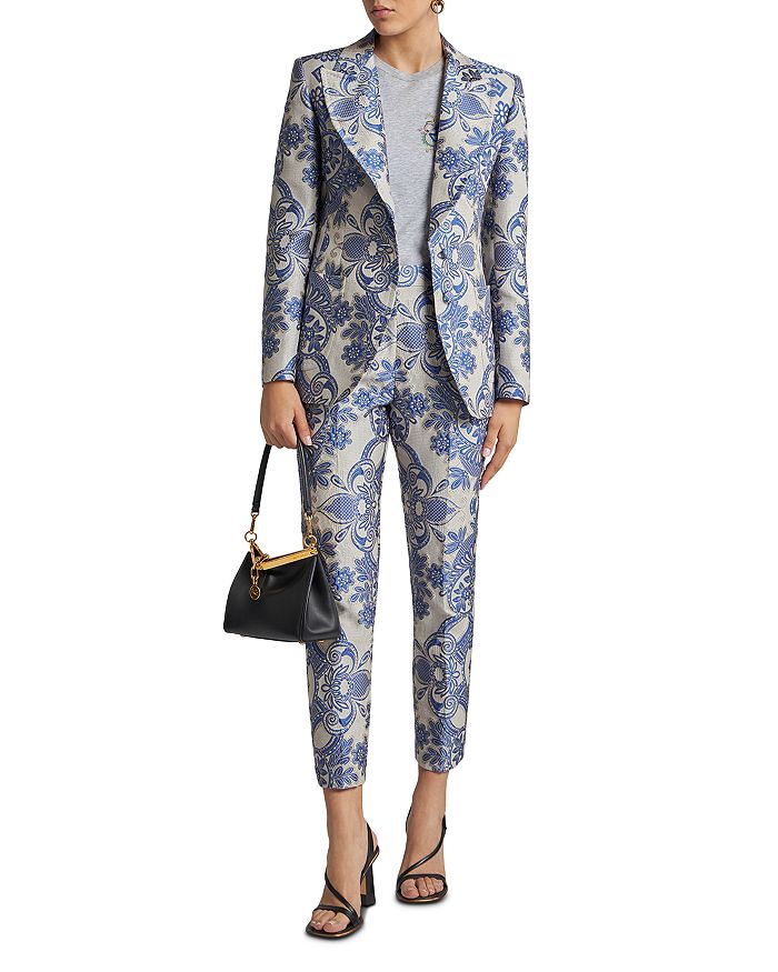 

Парчовые штаны Etro, синий
