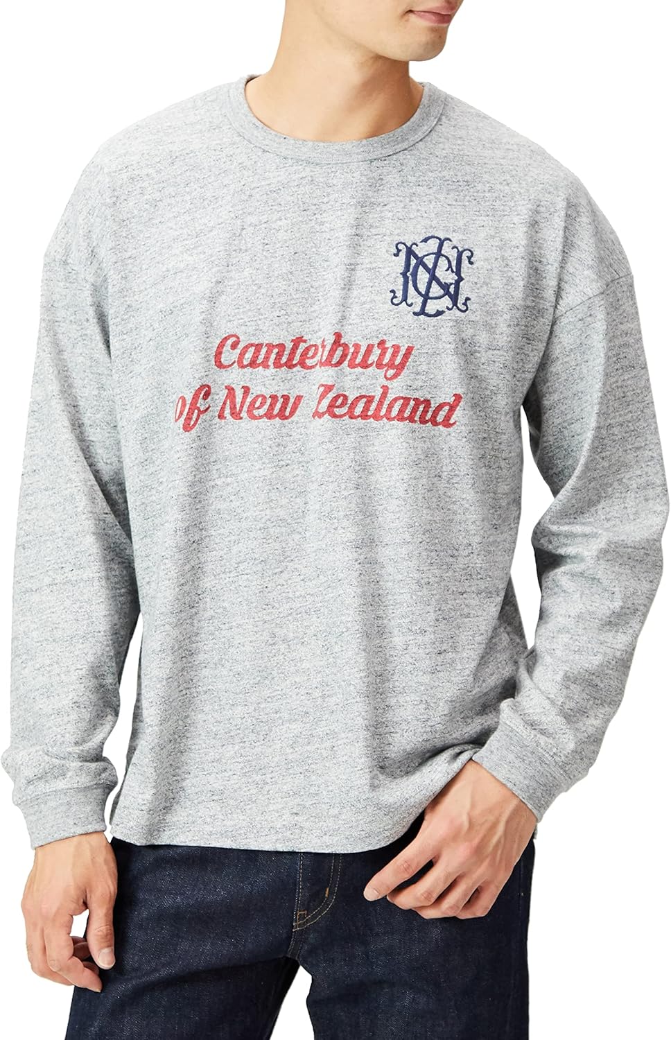 

Мужская футболка с длинным рукавом Canterbury RA42532, размер L/S, темно-серый