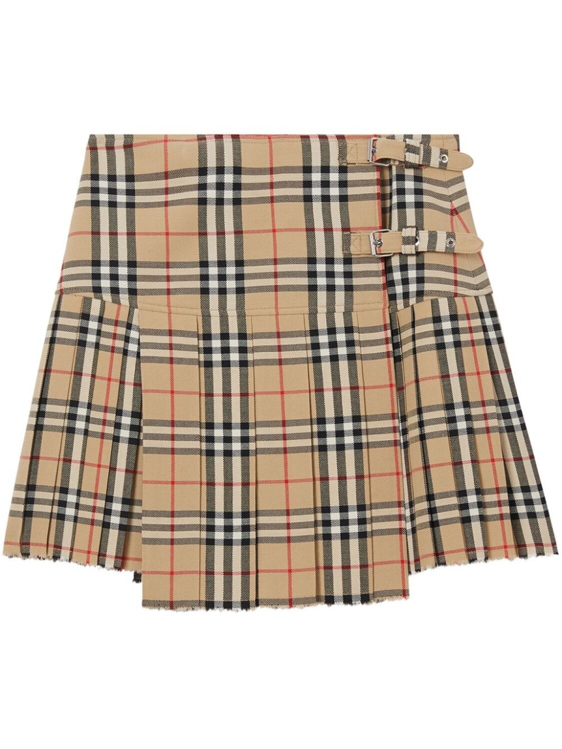 

Burberry килт в клетку Vintage Check, нейтральный цвет