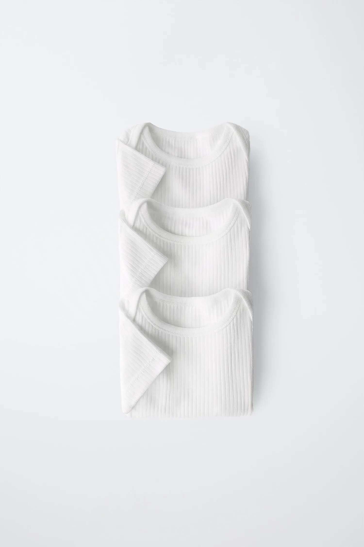 Комплект из 3 боди с короткими рукавами Zara, белый