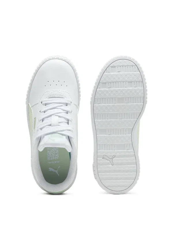 Кроссовки Puma Carina Trainers, бело-зеленый иллюзион чистый зеленый — фото 3