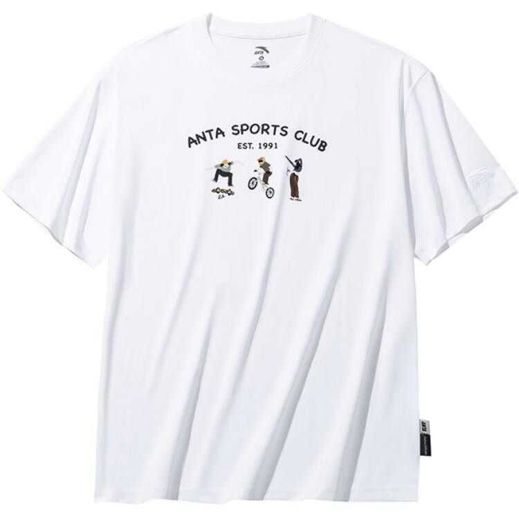 

Футболка Life Collection унисекс снежинка белая Anta, цвет Snowflake White