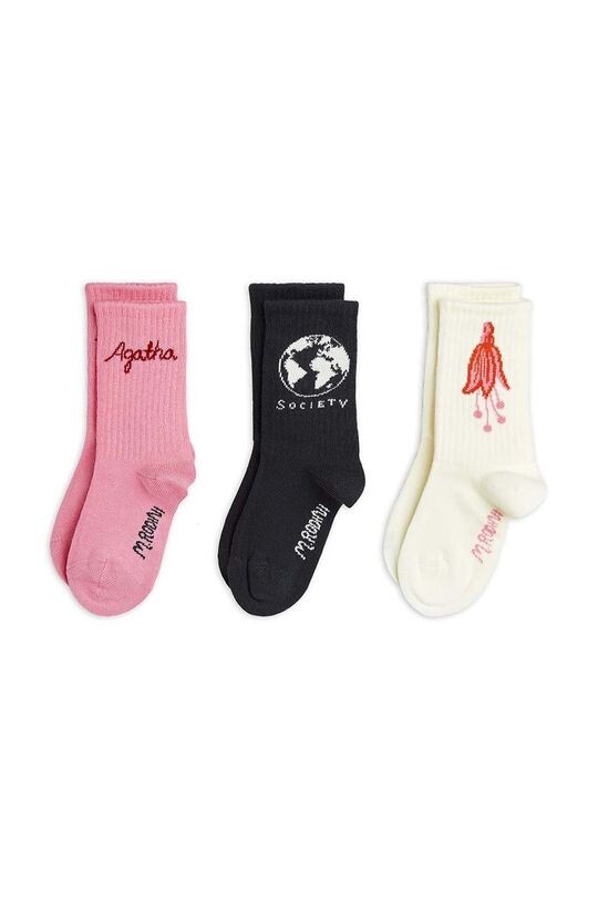 

Комплект детских носков Agatha, 3 шт. Mini Rodini, мультиколор