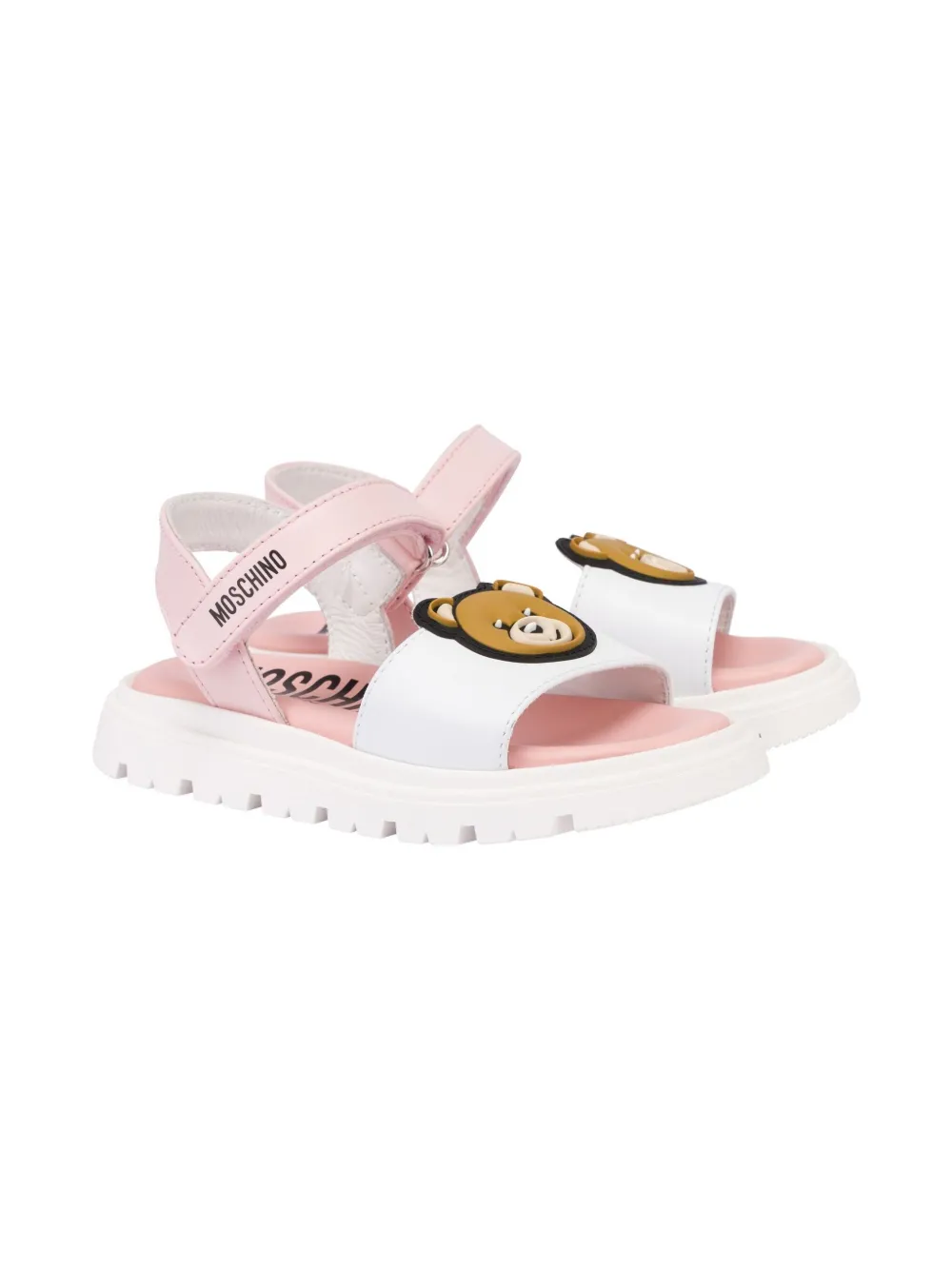 

Сандалии Teddy Bear Moschino Kids, белый