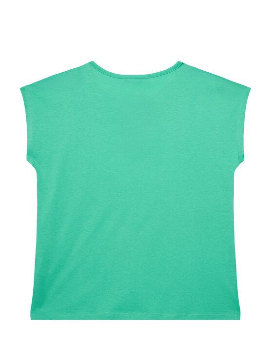 Футболка обычного кроя 3I1XC10P1 United Colors Of Benetton, зеленый — фото 2