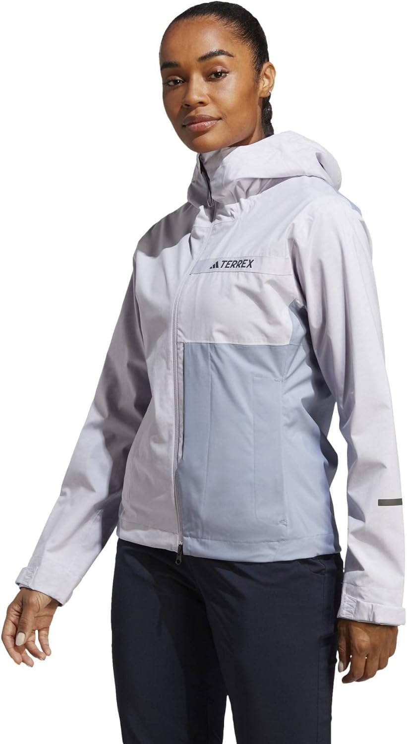 

adidas Женская куртка-дождевик Terrex Multi Rain.rdy 2.5-Layer, Silver Dawn