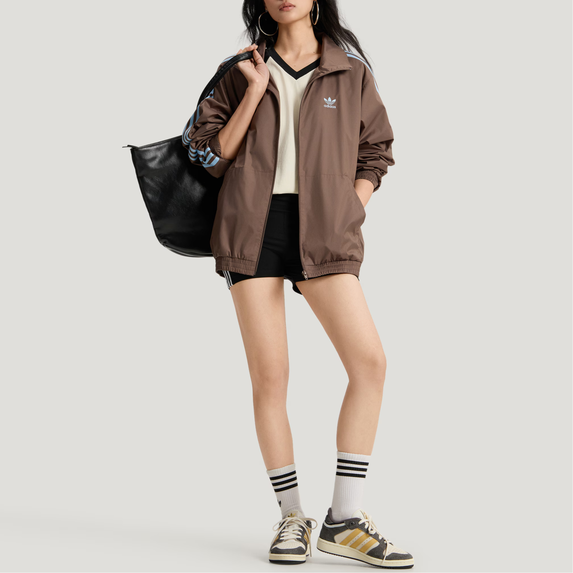 ADICOLOR TRACK куртка Unisex Adidas Originals, stratum темно-earthy коричневый — фото 4