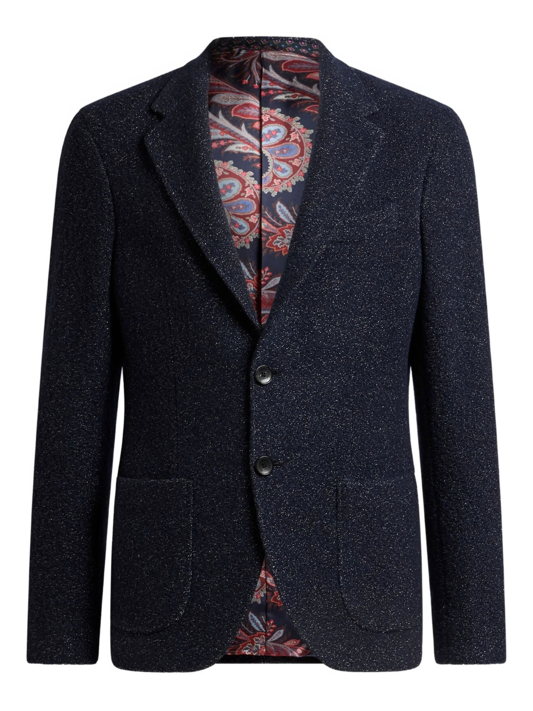 

Однобортный пиджак Etro, черный