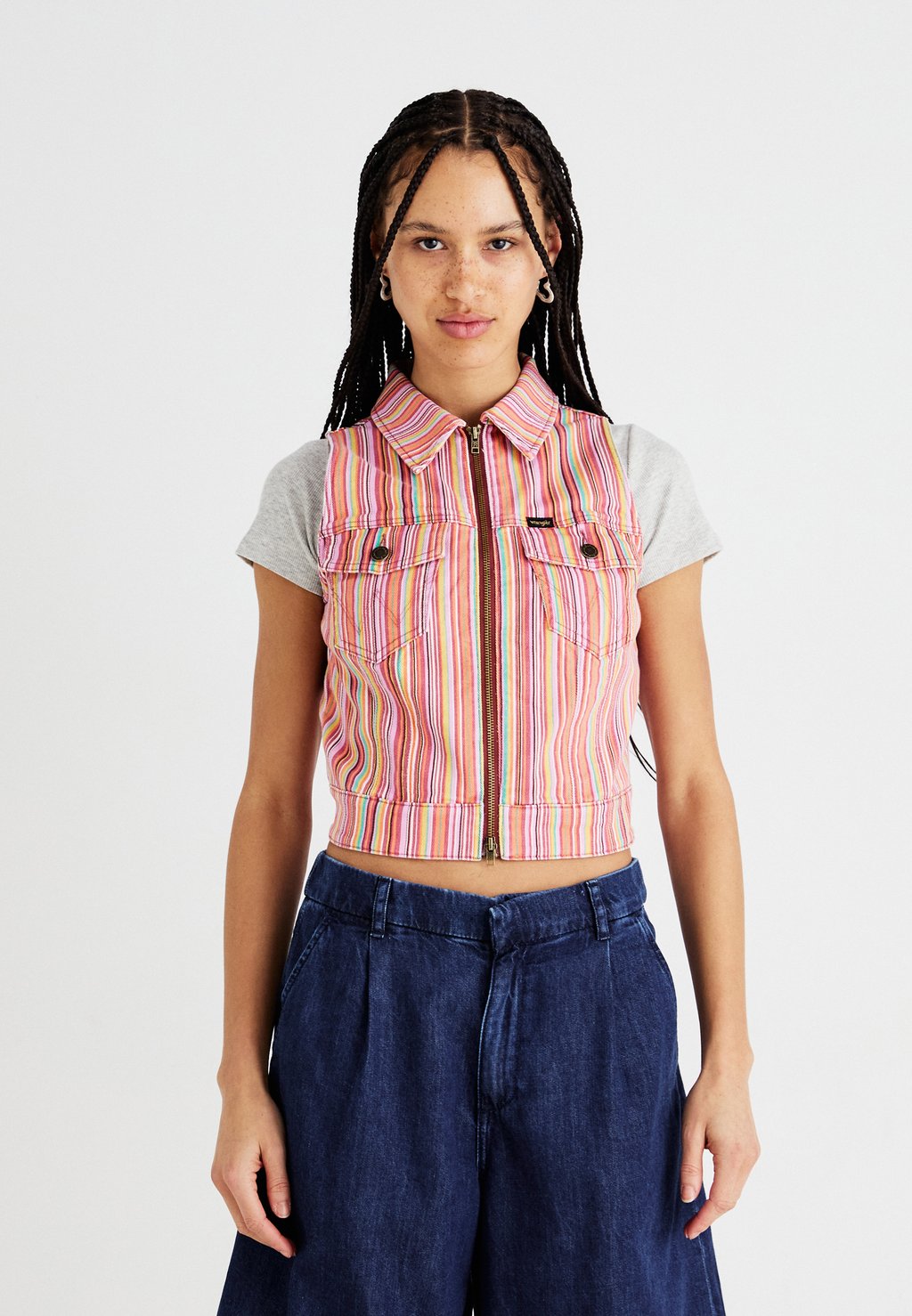 

Жилет ZIP FRONT VEST Wrangler, деним