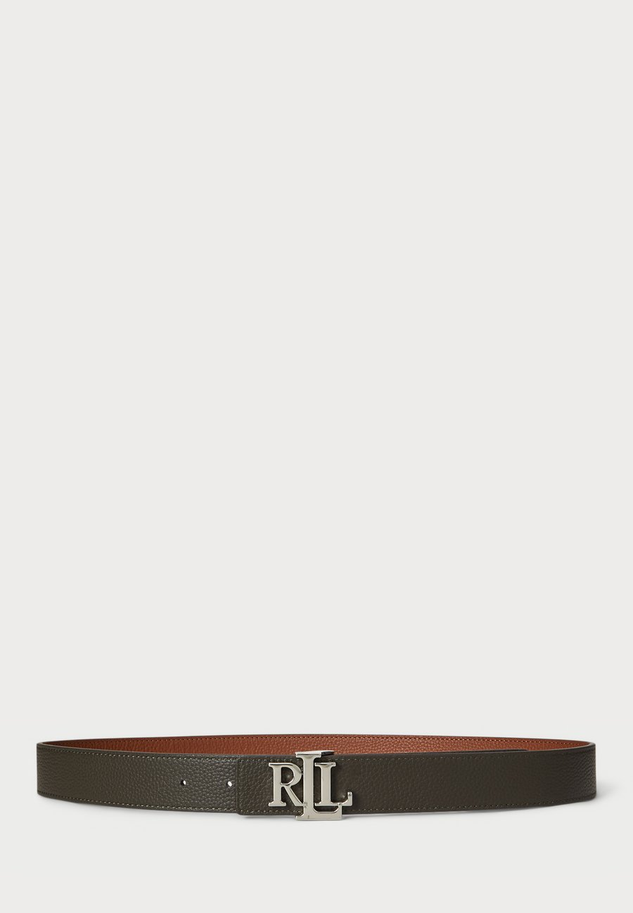 

Ремень Lauren Ralph Lauren LOGO REVERSIBLE PEBBLED LEATHER BELT, Brown/Dark Olive/Olive