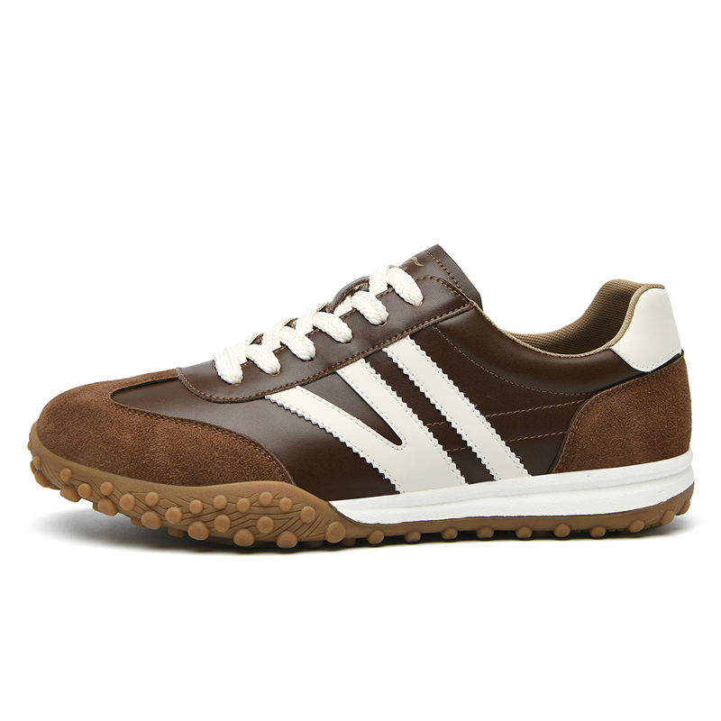 

SEPTWOLVES Мужские низкие кеды карамельного цвета, цвет Caramel Brown (Standard Leather Shoe Size)