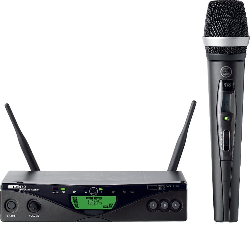 

Микрофон AKG WMS470 D5 B7 Handheld Wireless Microphone System - Band 7 (500.1-530.5MHz)