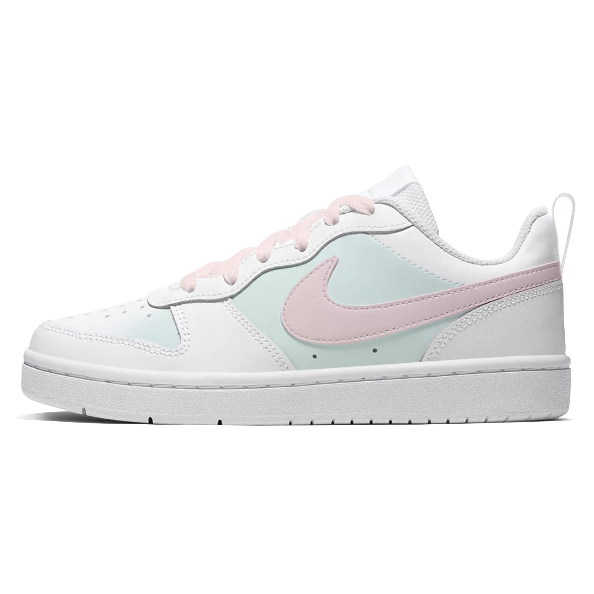 

Court Borough Low 2 нескользящие амортизирующие низкие детские скейтбординг кроссовки Lotus цвет подростковые Nike, Lotus Color