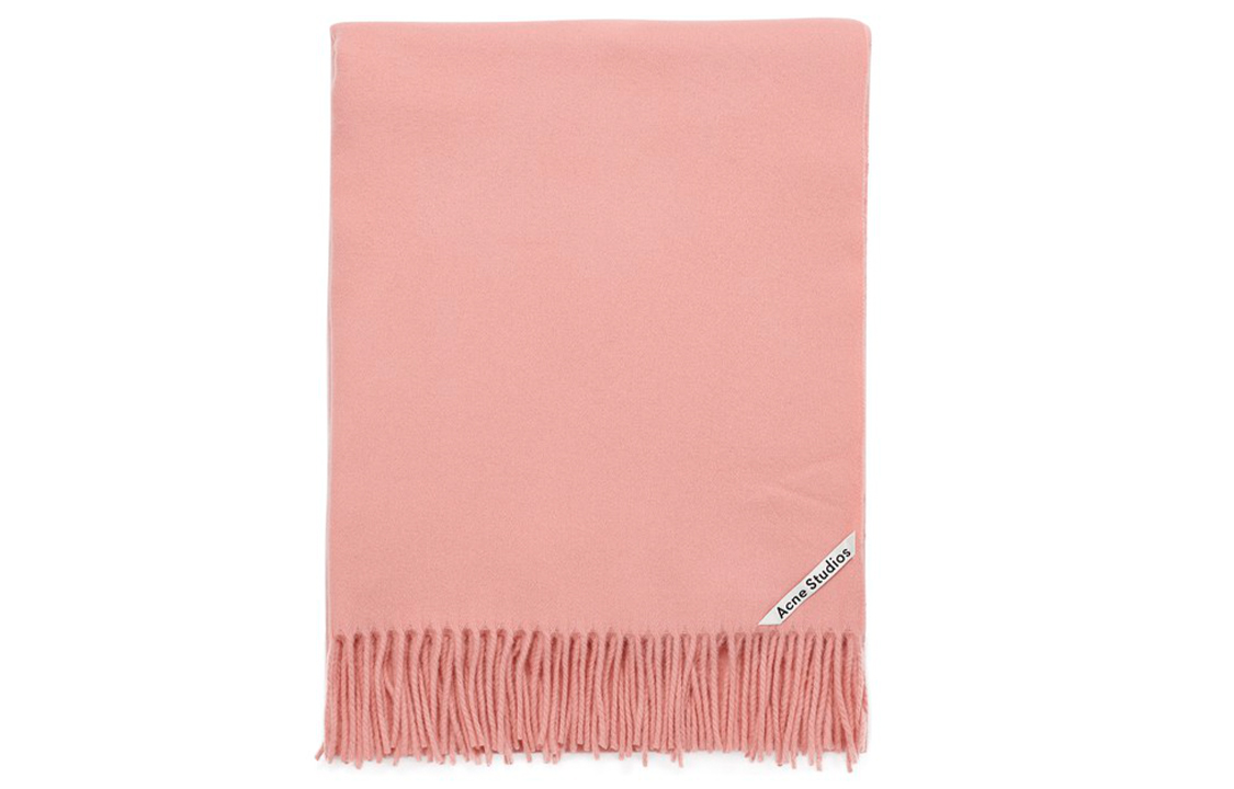 

Acne Studios Вязаный шарф женский бледно-розовый, Pale Pink
