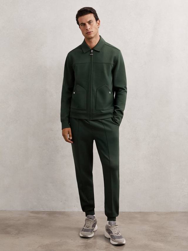 

Худи с молнией Hale Reiss, Dark Sage Green