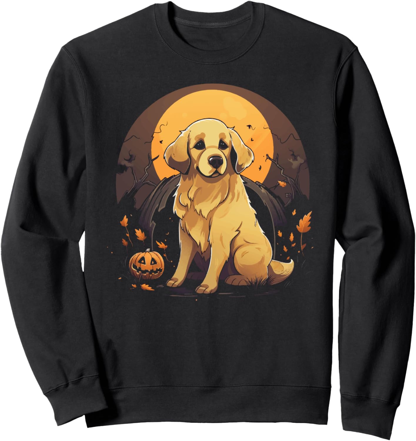 

Толстовка на Хэллоуин с изображением золотистого ретривера Golden Retriever Halloween Gifts
