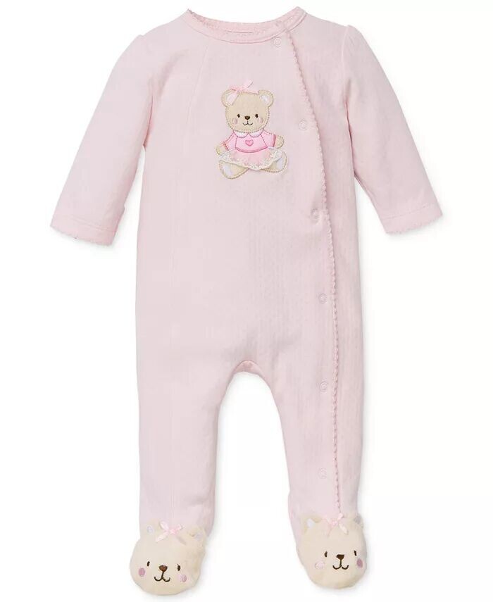 

Комбинезон Sweet Bear Footed для маленьких девочек Little Me