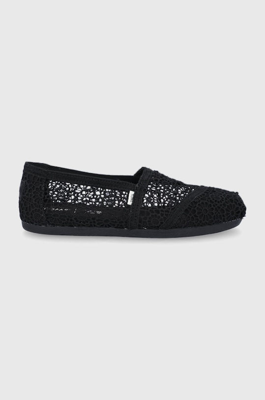 Эспадрильи Moroccan Crochet Alpargata Toms, черный