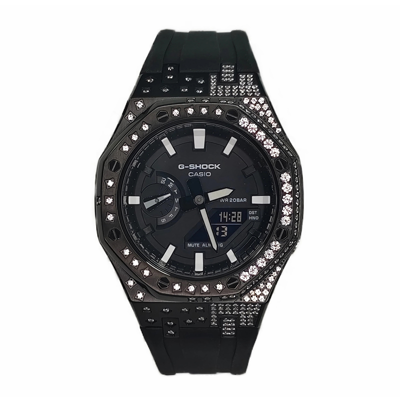 

CASIO Часы серии Retrofit с электронным механизмом, ремешком из фторэластомера, мужские, черный циферблат